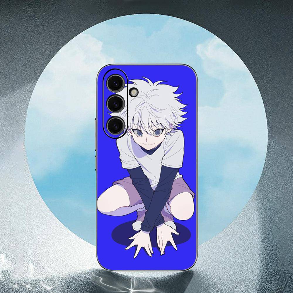 Anime Hunter X Hunter Killua Zaoldyeck For Samsung Galaxy S23 S24 S25 Ultra S22 Plus S21 Black Soft Case Waterproof Soft Case