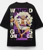 One Piece Anime Luffy Gear 5 Graphic 100Cotton Unisex Shirt Unisex Short Sleeve ONeck Y2k Women Oversized TShirt High Quality