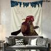 Holden Caulfield Wall Tapestry Aesthetic Wall Hanging Printed Fabric Blanket Decorative Tapestries for Bedroom Living Room Home Decor