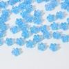 ZW08 ABCai 100pcs 7mm Plating Color Acrylic Flower Charm Beads Tiny Mix Shiny Spacer Bead Jewelry Making Diy Bracelet Material