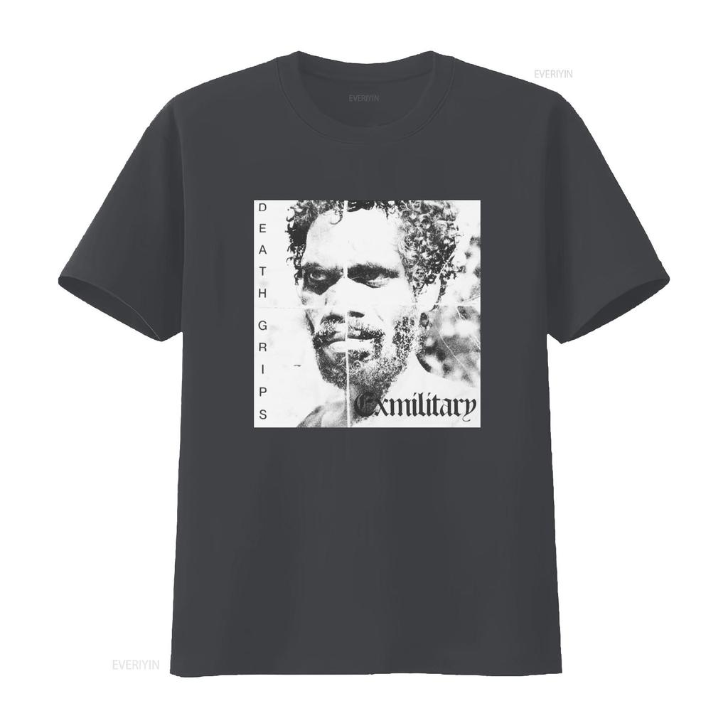 DEATH GRIPS Exmilitary T Shirt Vintage Style Unique Design Perfect for Music Fans vintage Washed Slightly Stylish streetwear