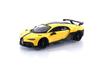 TrueScale Miniatures MINI GT Bugatti Chiron Pur Sport Yellow Finished Product 1/64 (Left-Hand Drive) MGT00428-L