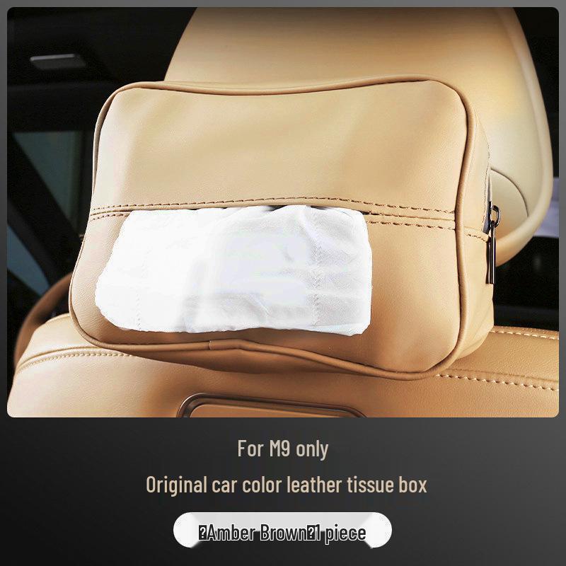 Car Seat Tissue Holder for AITO M9: Armrest Box Tissue Bag