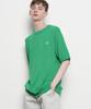 THE-ABON Men'S Summer Boucle Knit Round Short Sleeve T-Shirt Sky Blue