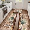 1Pcs Farmhouse Print Waterproof Non-Slip Thick Cushioned Kitchen Mat Heavy Duty Comfort Standing Mat for Kitchen Bathroom