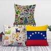 Estetyczna Sztuka Wenezuela poszewka na poduszkę Poszewka Dekoracja Pokój Dom Sofa salon Biuro Samochód Nordycka Prostota