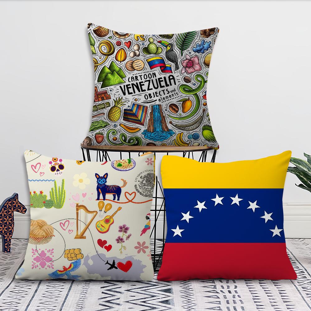Estetyczna Sztuka Wenezuela poszewka na poduszkę Poszewka Dekoracja Pokój Dom Sofa salon Biuro Samochód Nordycka Prostota