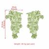 Multi-Color 3D Nail Beads Delicate Mesh Embroidered Sequins Embroidery Lace Patch High-End Fabric Floral Collars