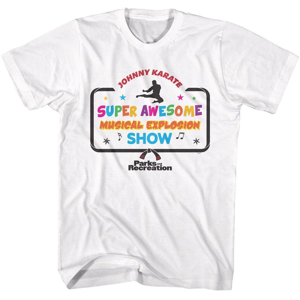 Parks And Recreation Johnny Karate Show Logo TV Shirt L