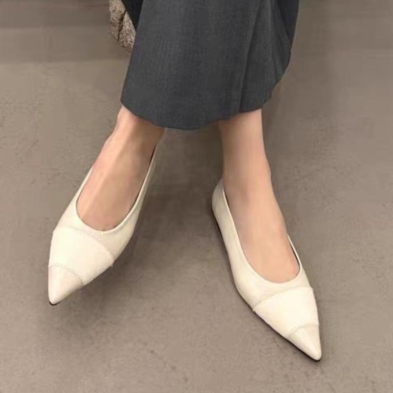 Comfortable Flat Woman Flats Spring Autumn Female Ballet Shoes Pointed Toe Nude Casual Work Loafer Shoes Women  Shoes