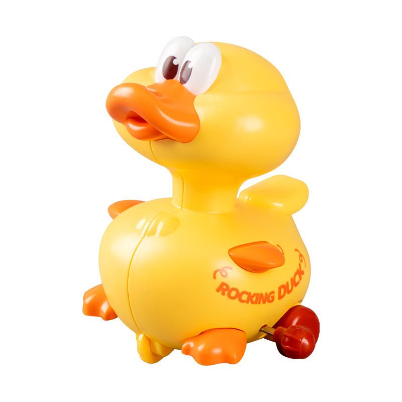 Mechanical Swinging Toy Duck Toddlers Learning Development Plastic Material