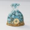 Lucky Money Bag Crystal Prosperity Money Pouch Resin Figurine Crushed Gemstone Money Sack Feng Shui Gift Home Decor