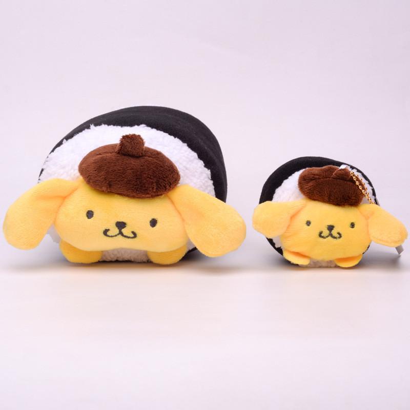Cute Sanrio Cinnamoroll Sushi Plush Toy Ultra-soft Short Plush 20cm Stuffed Doll