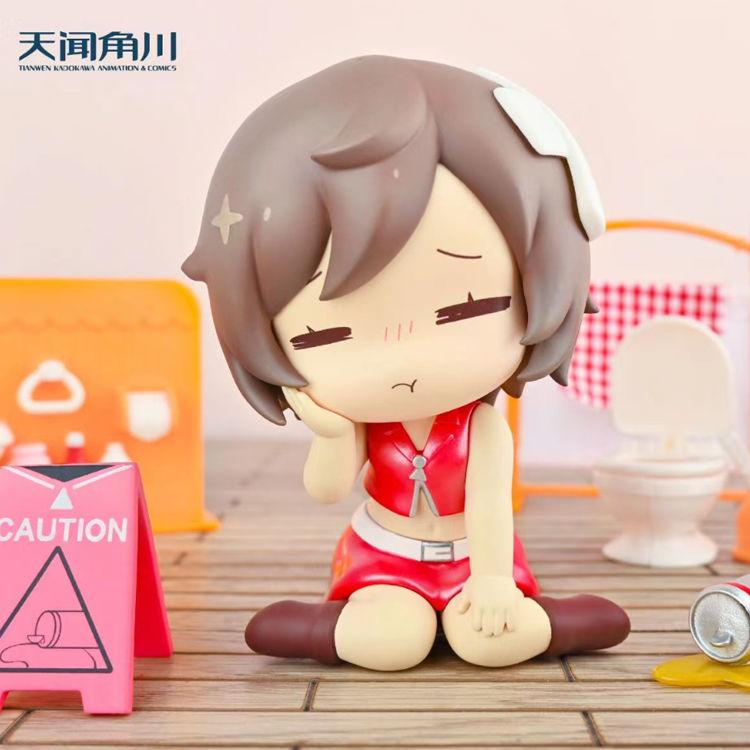 Hatsune Miku Animation Game Peripheral Toys Fall Over Q-Version Anime Figures Action Model Collection Kaito Meiko Lin Len Luka