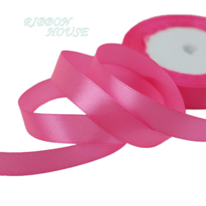 (25 yards/roll) 15mm single face Satin Ribbon Webbing Decoration Gift Christmas Ribbons
