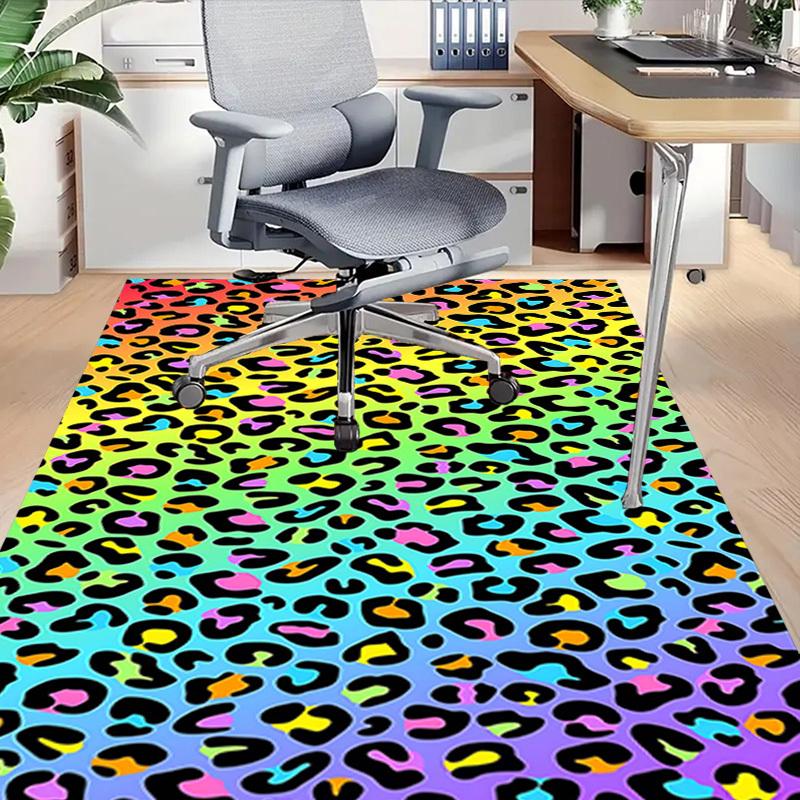 1PC Leopard print Extra Large Non Slip Floor carpet, Office, family, Studio   Large Area Rug Indoor Rugs, Bold Statement Piece