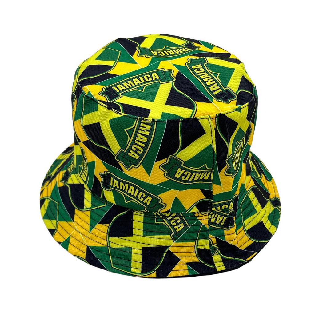 Bucket Hat Plus Size Patch Double-Sided Wear Polyacetic Fiber Thick Premium Gothic Running Custom National Flag Bucket Hat