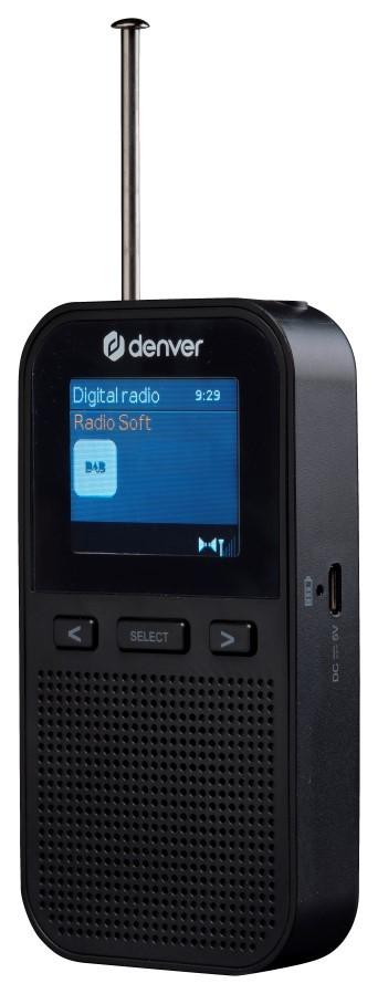 DENVER DAH-126 - Radio de buzunar cu tuner DAB+ și FM, Denver