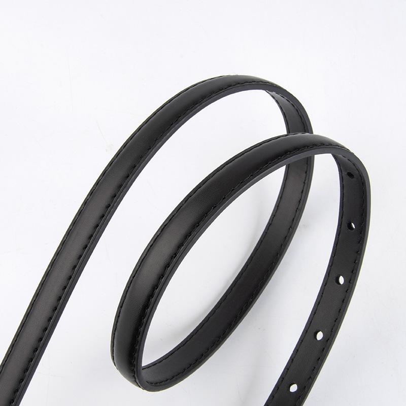Genuine Leather Women's Thin Belt Cowhide Retro Women's Ins Style Jeans Decorative Women's Belt