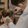 Retro Pompadour Men's Styling Comb - Large Tooth, Slicked Back Texture, Double-Sided, Wide Tooth
