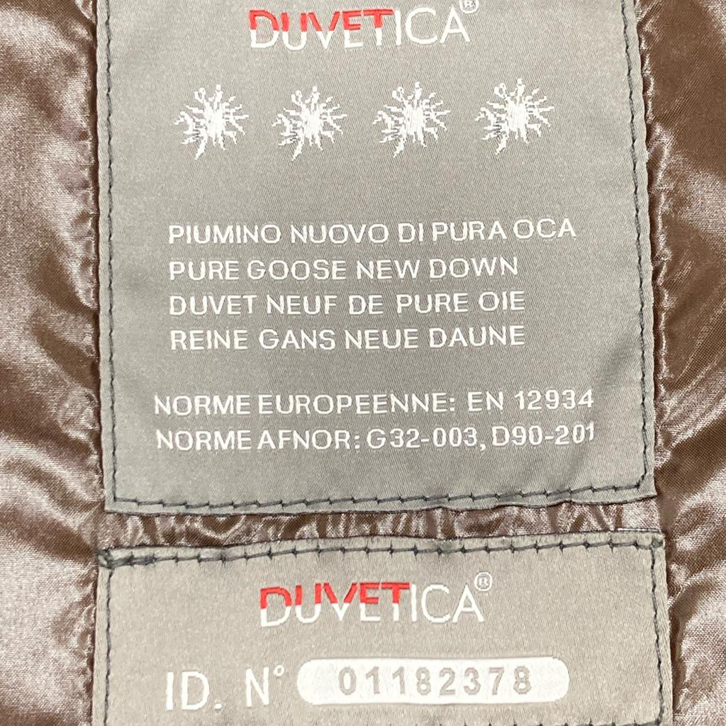 DUVETICA Navy Nylon Long Down Coat coat 44 NavyUsed