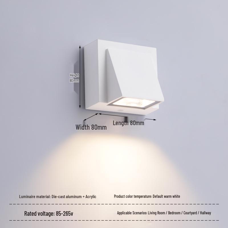 Modern LED Waterproof Outdoor Wall Lamp – Creative Design for Corridor