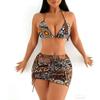 New European And American Swimwear Women'S Bikini Women'S Beach Split Swimsuit Sexy Three-Piece Bikini