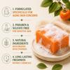 Persimmon Soap Bar Woody Fruity Scent Moisturizing Cleansing New Packaging Handmade Bath Shower Face Soap