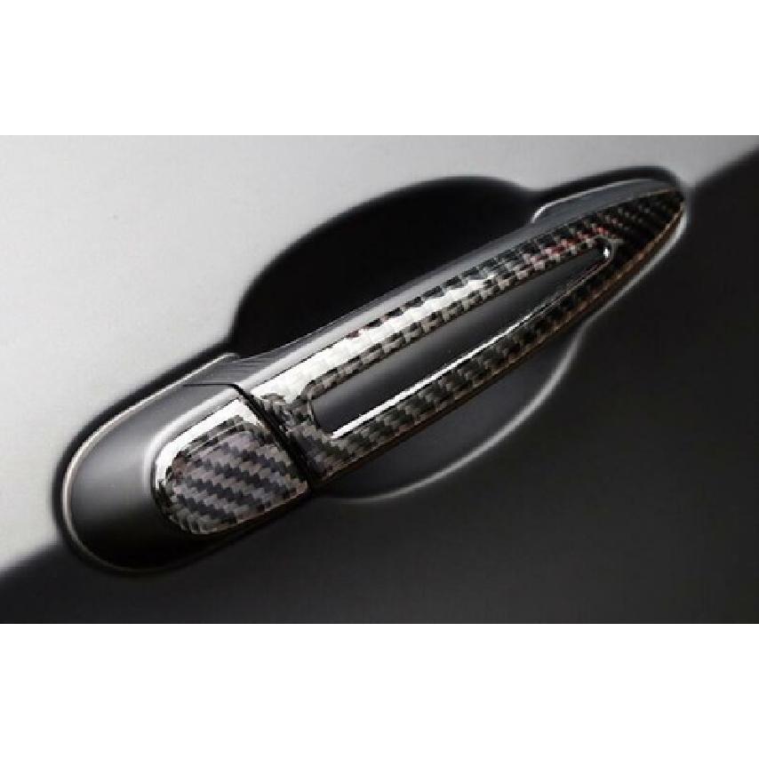 For BMW E90 2005-2012 Real Carbon Fiber Exterior Outside Door Handle Cover Trim