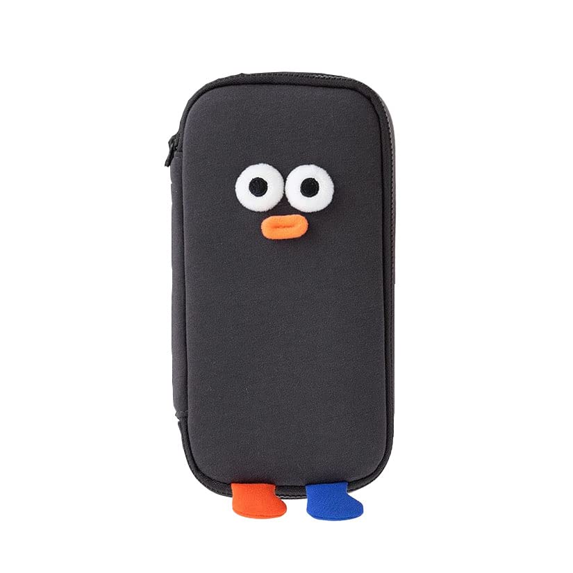 

Pompom Pencil Pencil Case Cotton Cosmetic Pouch Bag Stationery School Office Gifts for Students Teens Girls Women Case, (Gray)