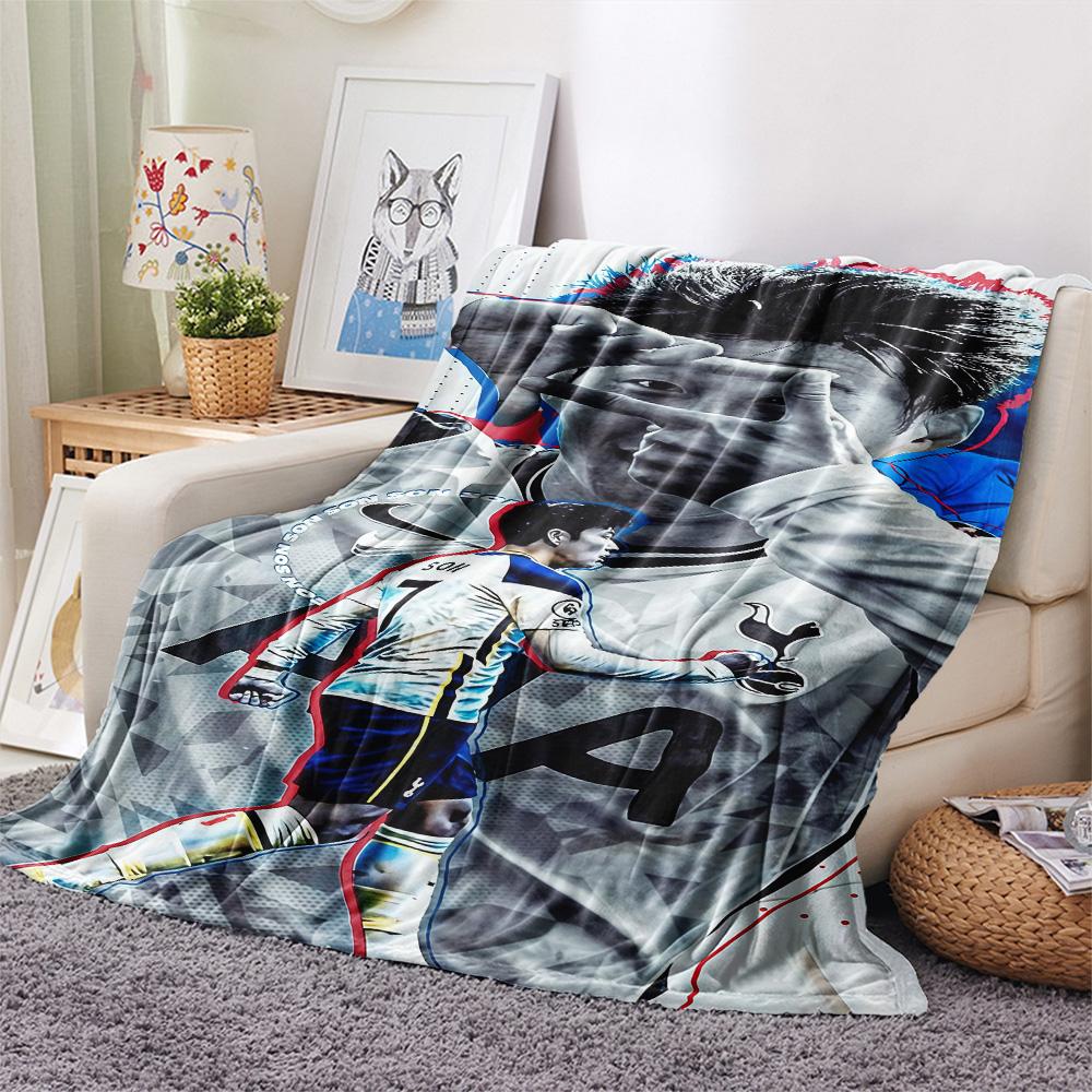 The Spurs Team Print FlAannel Blanket, High Quality Comfortable for All Seasons, Home Decor, Warmth and Comfort