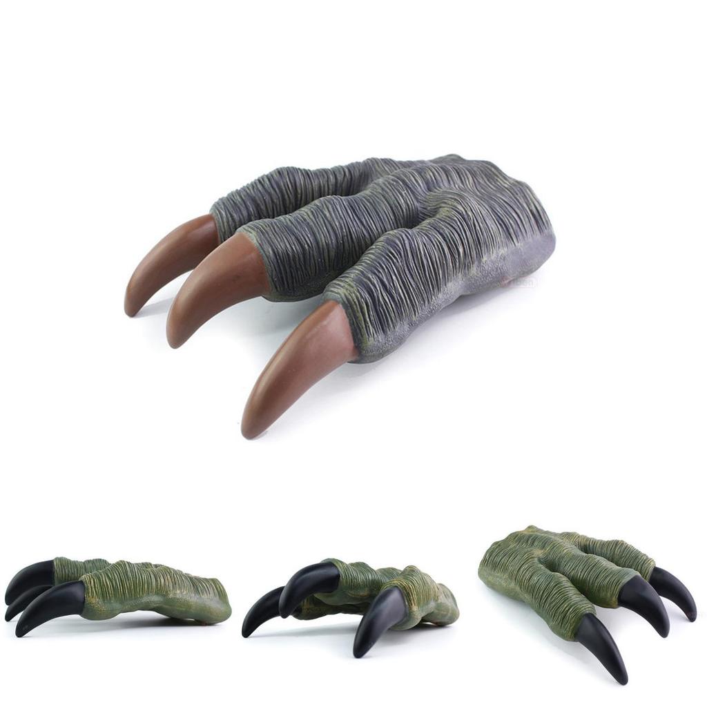 Jurassic Dinosaur Claw Toy T-rex Glove Puppet With Realistic Soft Rubber Claws