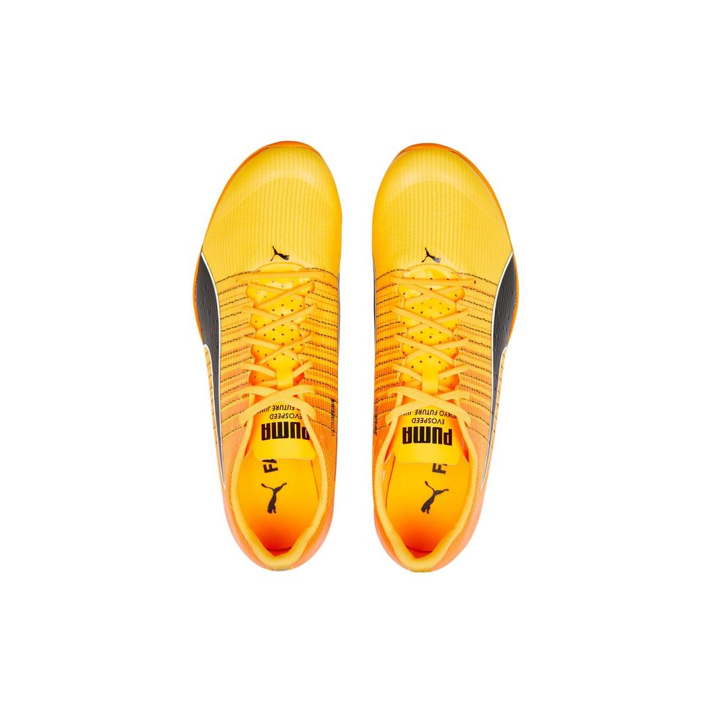 Puma EvoSpeed Comfortable Sports Racing Slip-Resistant Durable Low-Top Sprinting Running Shoes Unisex sneaker Orange Black 460068-01