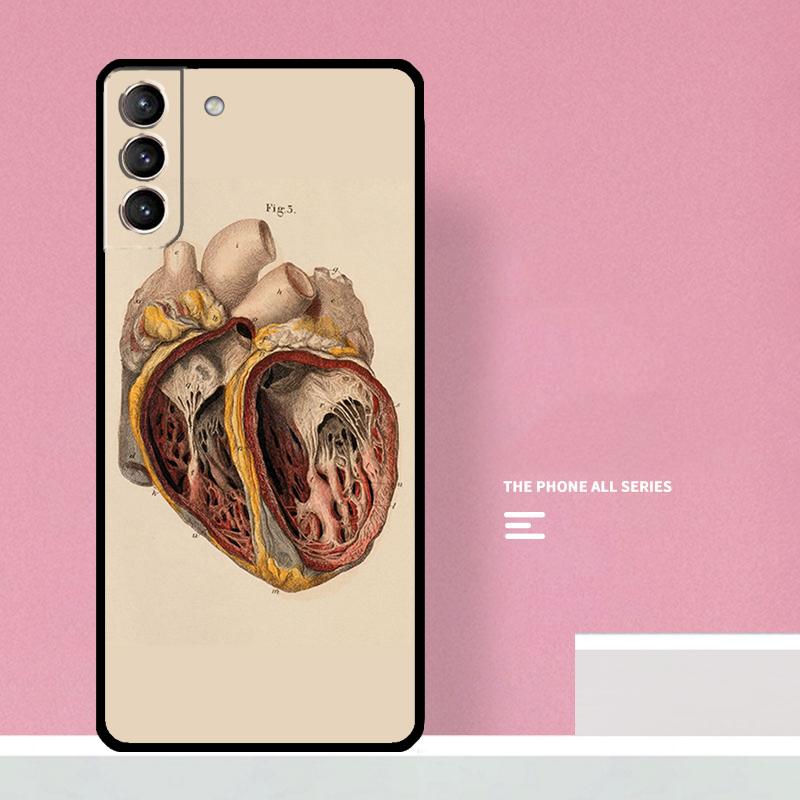 Human Anatomy Phone Case For Samsung Galaxy S26 S25 S24 S20 S21 S22 S23 Ultra S10 Plus S25 FE Cover Coque