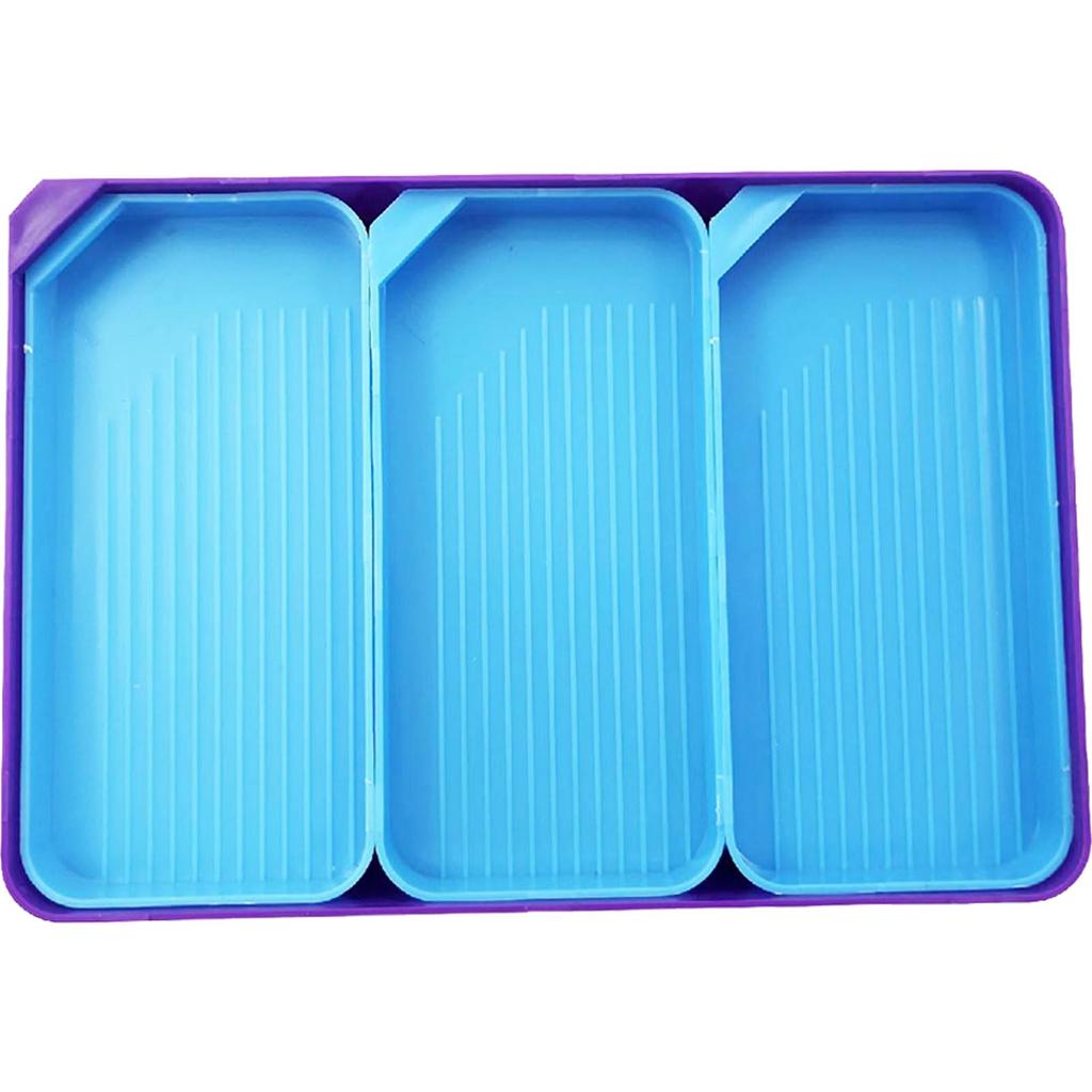 3/4 Set Diamond Painting Plates Diamond Art Painting Bead Sorting Trays Diamond Art Accessories for DIY Art Craft