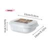1/3/5Pcs Heated Microwave Rice Sub Packaging Fresh-keeping Box Vegetable Fruit Separate Kitchen Storage Container