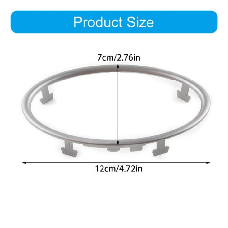 Dekorace výdechu klimatizace, Kroužek dekorace mřížky ventilace, Samolepka pro automobilový styling, Stylový vzhled vozu, 4 ks