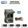 Câmera de Caça 4K 50MP Caza Câmera de Trilha APP com 940NM WiFi Bluetooth Visão Noturna Detecção de Movimento à Prova d'Água para Vida Selvagem