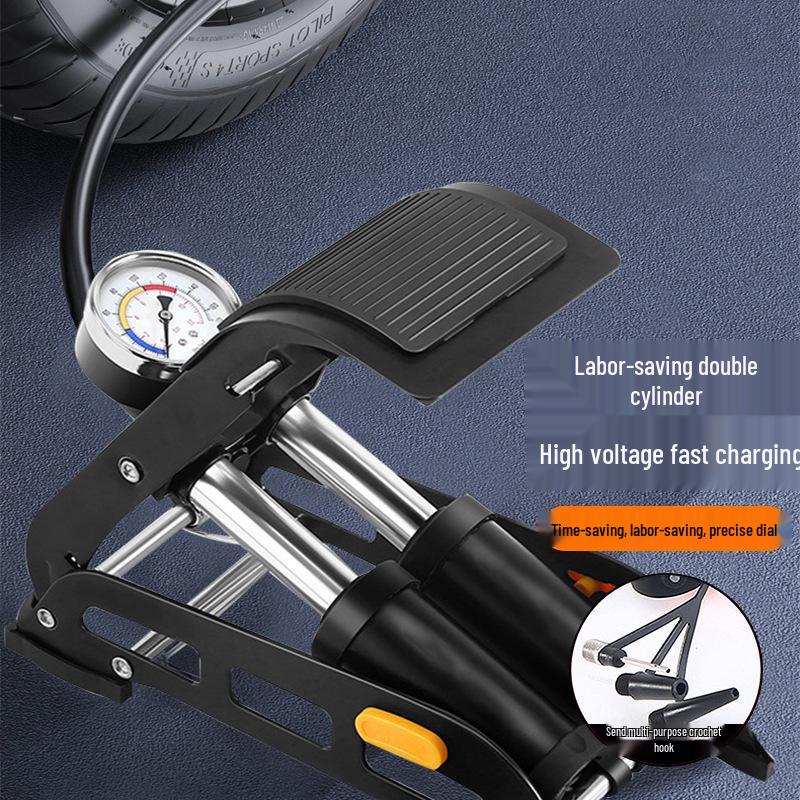 12V Digital Display Portable Tire Inflator with Preset Pressure and One-Key Inflate/Stop