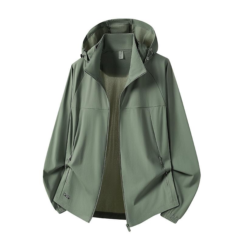 Ice silk sunscreen clothing for men and women, light and breathable in summer, ice-feeling outdoor UV-proof skin clothing jacket 1 formulated LOG