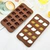 Multicavity Double Heart Summer Drink Ice Tray Love Shape Chocolate Candy Jelly Baking Tool Cake Decor Soap Candle Silicone Mold