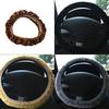 Soft Short Plush Car Steering Wheel Cover Autumn Winter Driver Driving Accessory