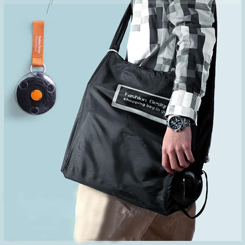 Home Foldable Retractable Supermarket Shopping Storage Bag Environmentally Friendly and Reusable Pouch Ultra-compact Portable