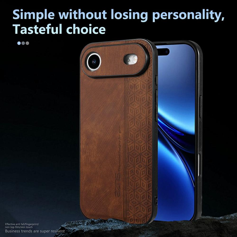 Para Capa de iPhone Air Protetora TPU Coberta com Couro PU