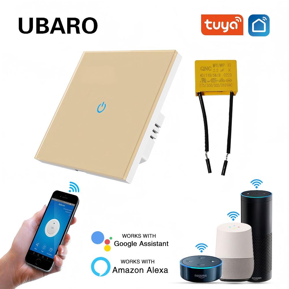 

Graffiti WIFI Smart Switch with Single Fire, APP Control, Remote Timing, and Voice-activated Glass Panel