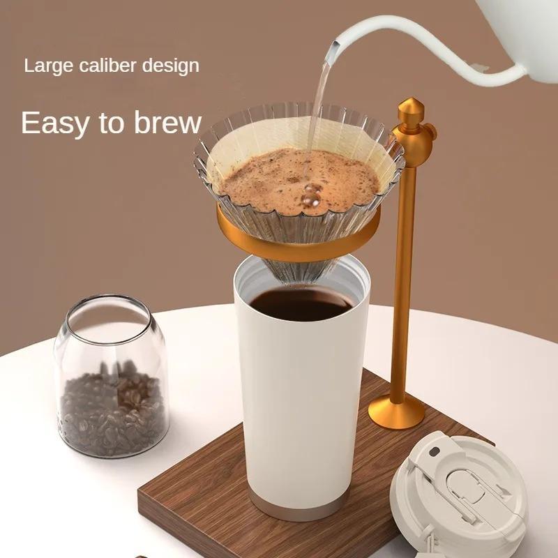 530ml stainless steel Thermos Coffee Cup Double Wall 316 Stainless Steel Vacuum Insulated Cup with Straw for Coffee Tumbler Gift