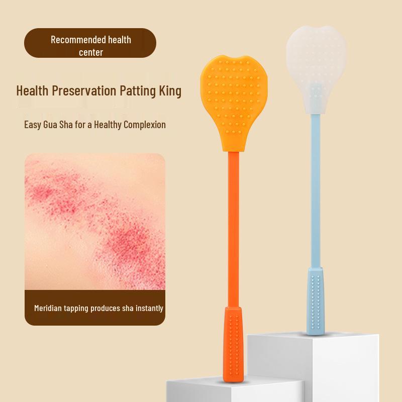 Silicone Meridian Patting Board: Fitness, Massage, Gua Sha, Acupoint Hammer for Health and Wellness.