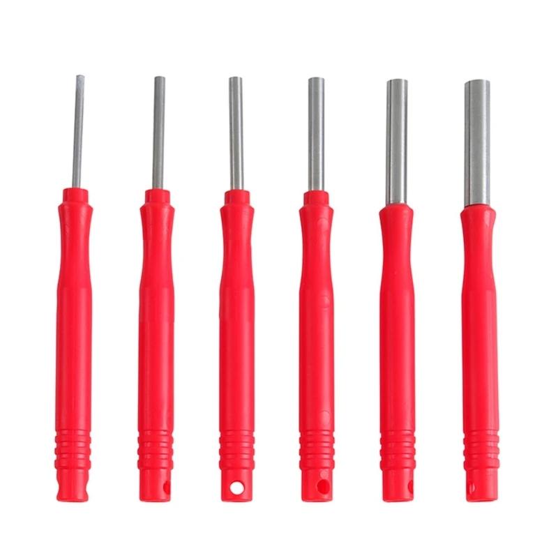 Terminal Removal Tool Set Terminal Ejectors for Car Pin Extractor Tool Release Electrical Wire Connector Puller Car Repair Tool 6pcs