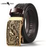 Pánský slitinový automatický opasek etnického stylu, ležérní, dominantní osobnost, vyřezávaný opasek se vzorem fénixe