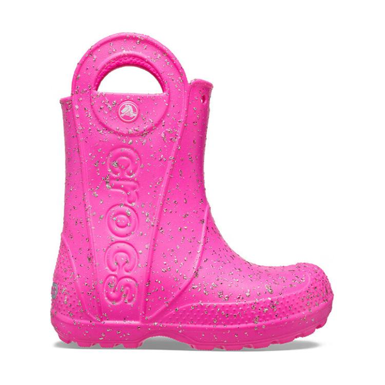 Crocs Casual Comfortable Waterproof Kids Boots Pink Kids boots 210391-6TW